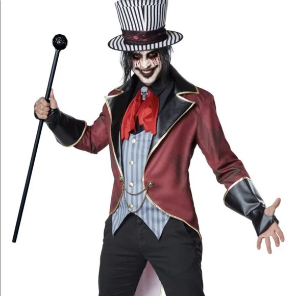 ADULT M SINISTER RINGMASTER COSTUME MENS HALLOWEEN - Picture 2 of 6